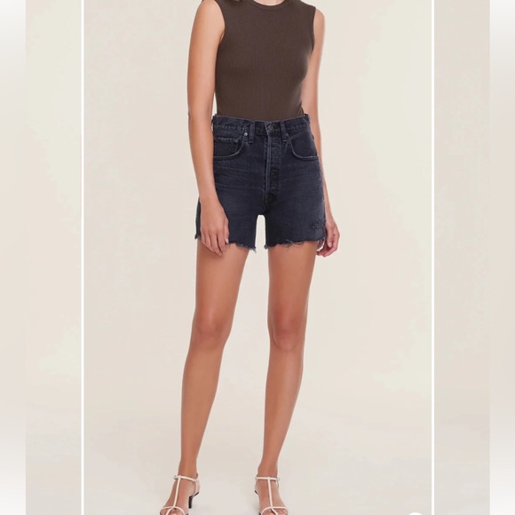 AGOLDE Riley Short In Vortex - Picture 2 of 15